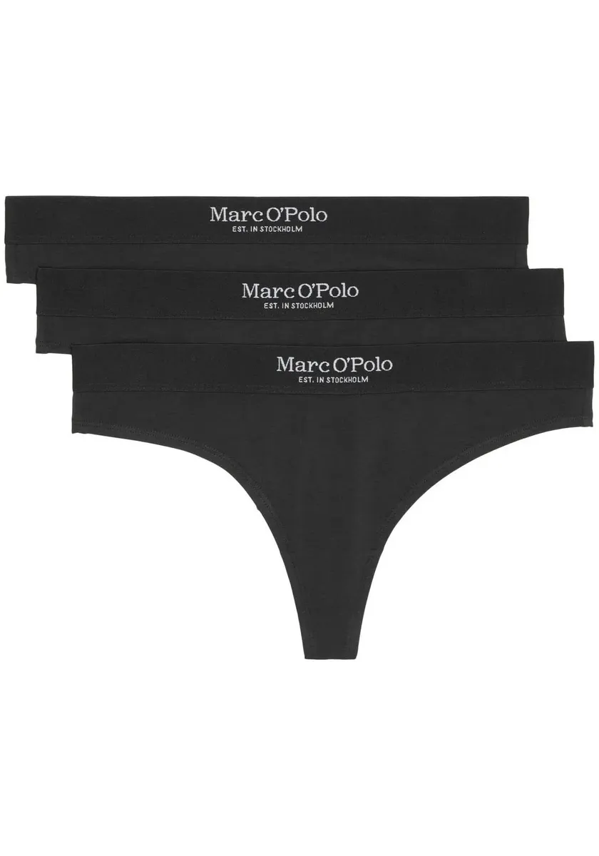 

Marc O'Polo Стринги (упаковка, 3 шт.), черный
