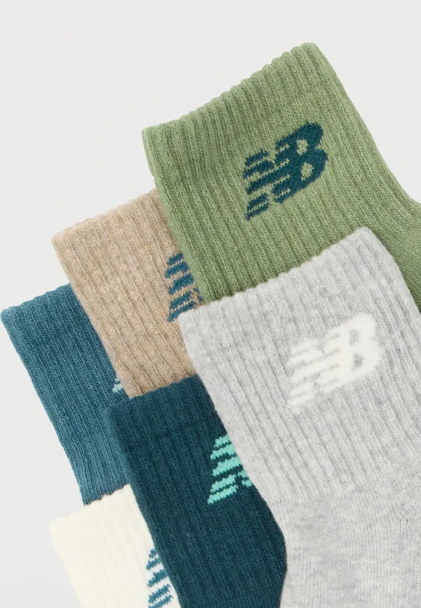 Носки детские повседневные сезонные New Balance ankle 6 pack, разноцветные — фото 2