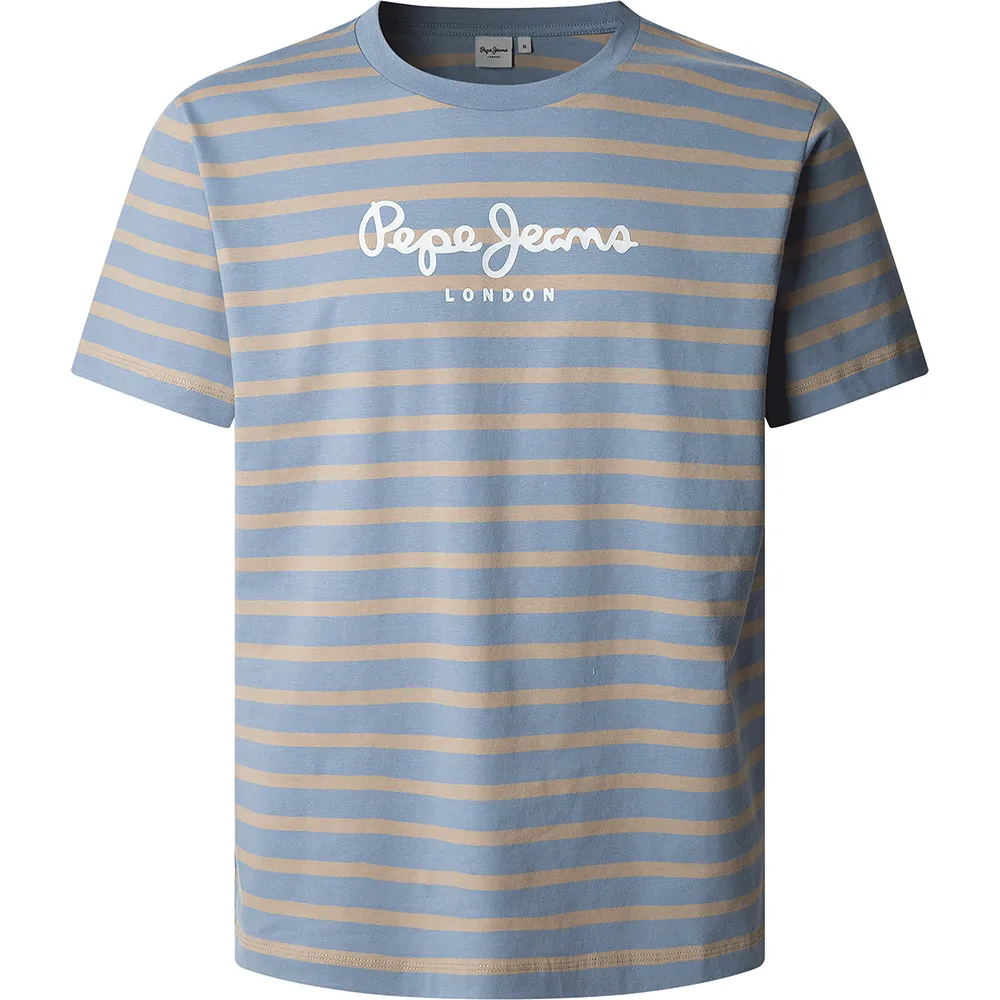 

Футболка с коротким рукавом Pepe Jeans Striped Eggo, синий