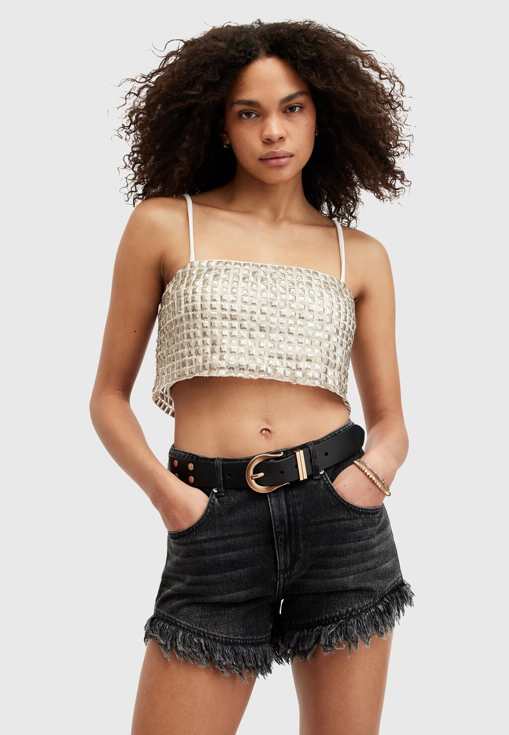 

Топ OPELINE AllSaints, золотой