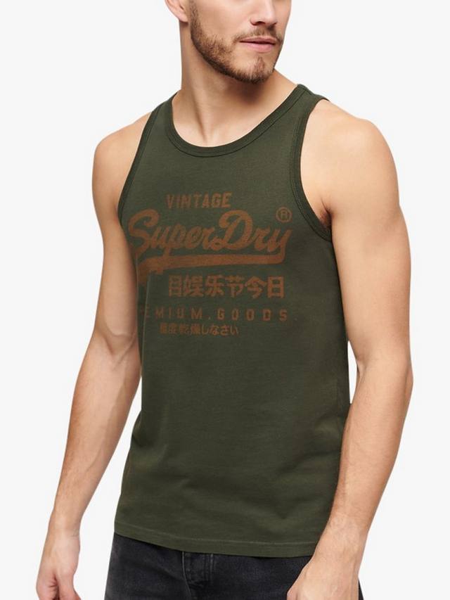 

Классический жилет с винтажным логотипом heritage Superdry, цвет Olive Green