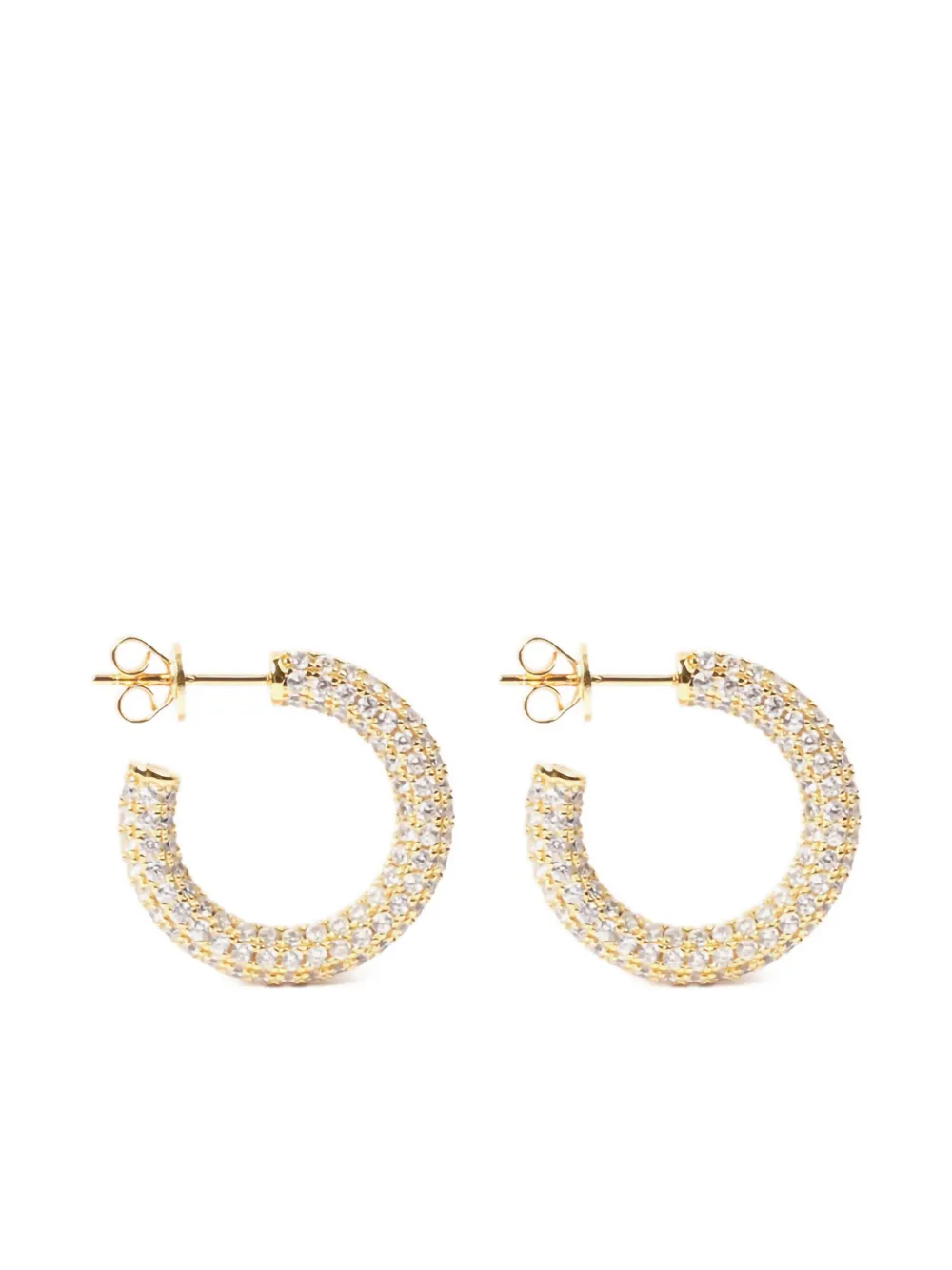 

Серьги-кольца с паве Izabel Display, золотой