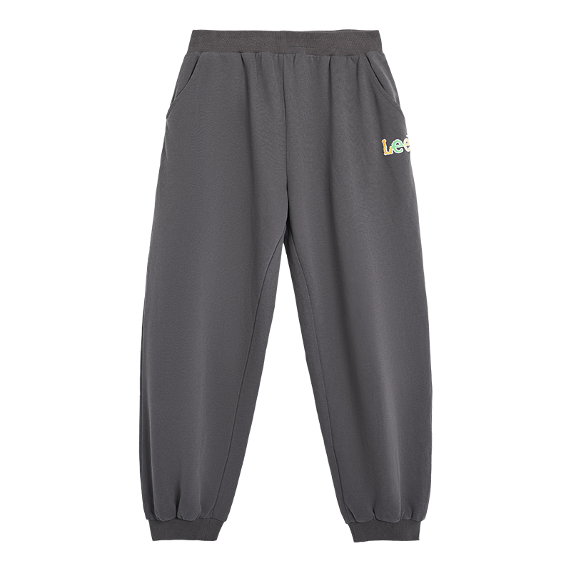 

Детские вязаные спортивные штаны Lee, темно-серый