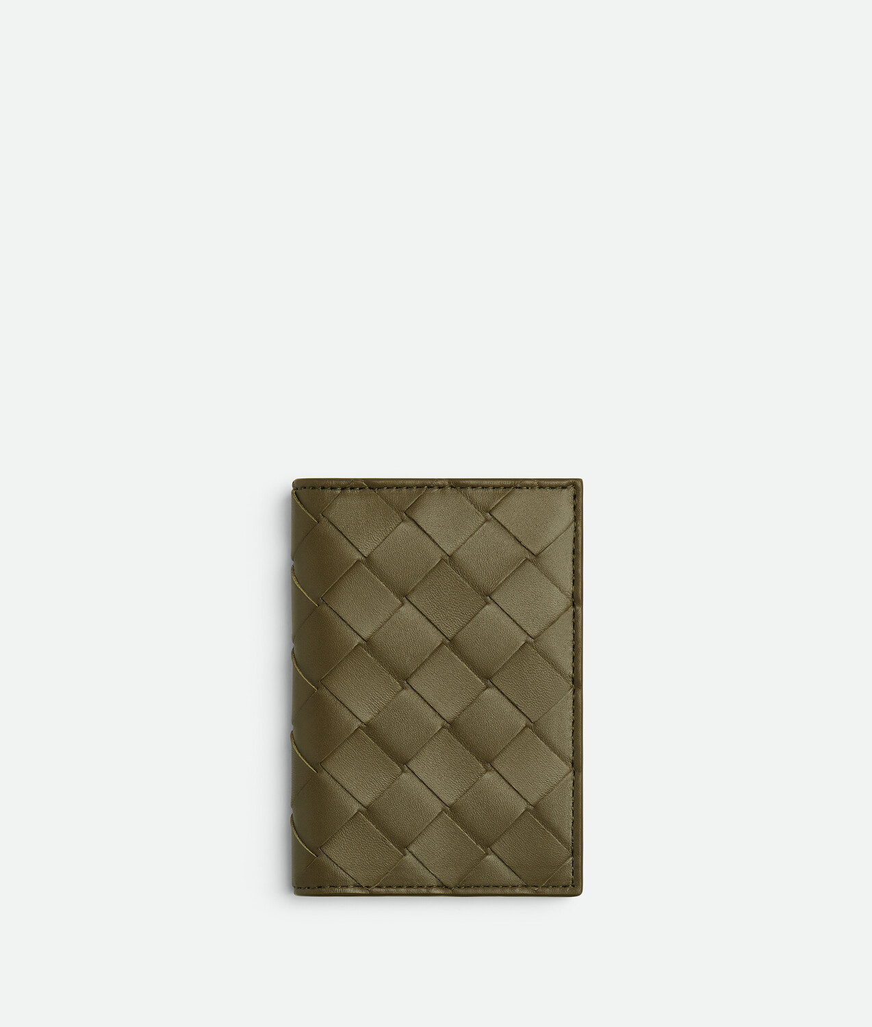 

Чехол для карточек с клапаном Intrecciato Bottega Veneta, темно-бежевый