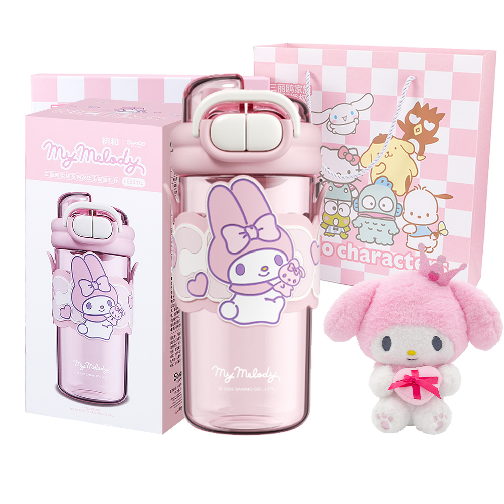 

Пластиковые стаканы для воды 650ml Sanrio, My Melody Water Cup+Box+Large Doll