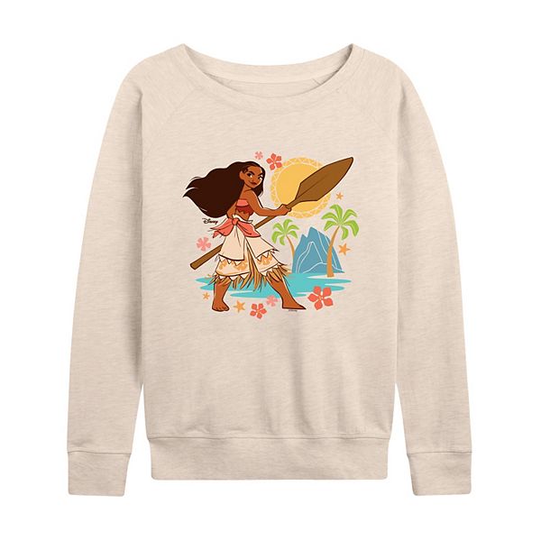 

Женская футболка с длинным рукавом Moana Beach French Terry Disney