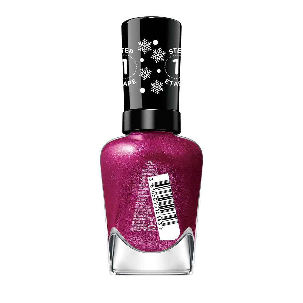 Лак для ногтей Miracle gel holiday esmalte de uñas Sally Hansen, цвет 923-Sugar Plum Kisses, 9,17 мл. — фото 2