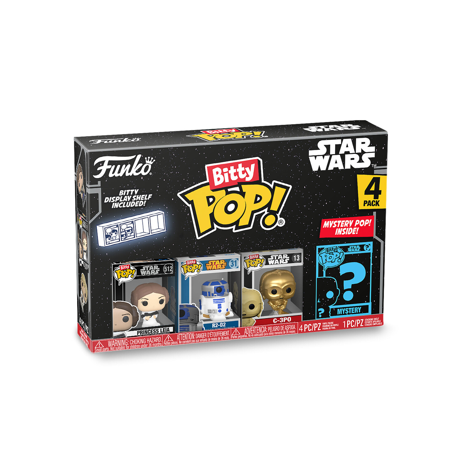 

Звездные войны — набор из 4 фигурок Funko Bitty Pop, серия 2