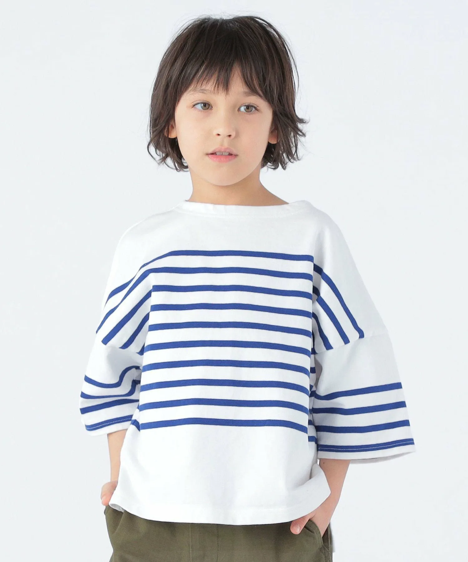 Детская футболка с коротким рукавом и панельной каймой (100–170 см) SHIPS KIDS, Blue — фото 2