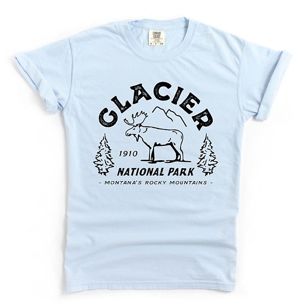 

Винтажная футболка garment dyed с принтом национального парка Глейшер Simply Sage Market, Chambray, Зеленый, Винтажная футболка garment dyed с принтом национального парка Глейшер Simply Sage Market, Chambray