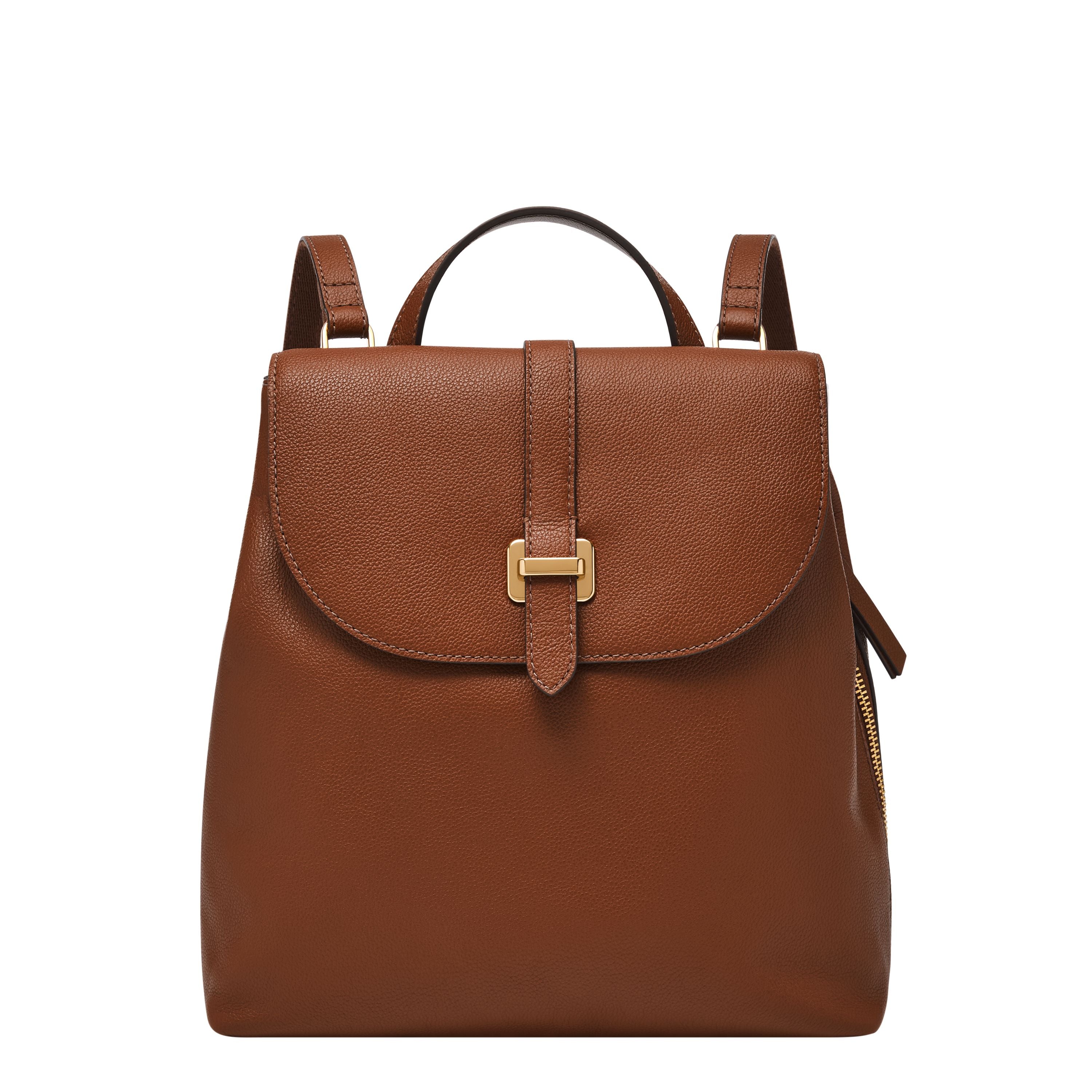 

Женский рюкзак Fossil из кожи Emery, коричневый