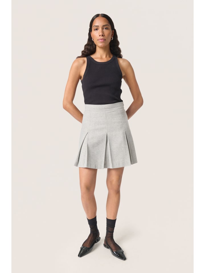 

Юбка SLAugustina, классический крой, серо-белая тонкая полоска Soaked in Luxury