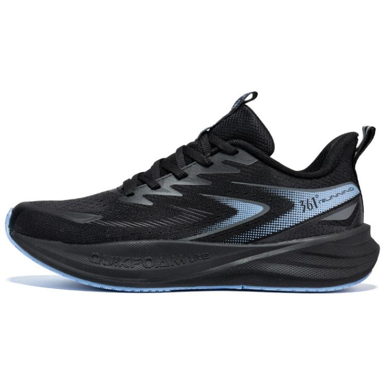 

361° Кроссовки Speed Surge Float 1.0 износостойкие, дышащие, нескользящие, с низким верхом, мужские, цвет черный, синий