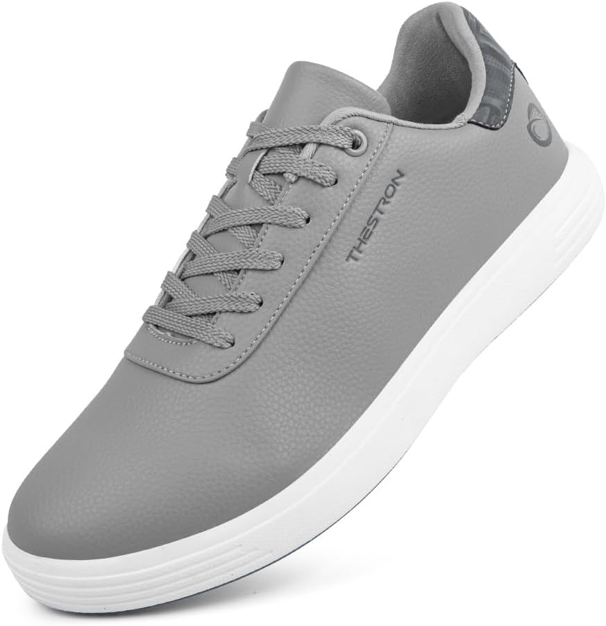 

Мужские гольф-кроссовки THESTRON, удобные, нескользящие, повседневные спортивные обувь для гольфа, легкие кроссовки для гольфа, серый