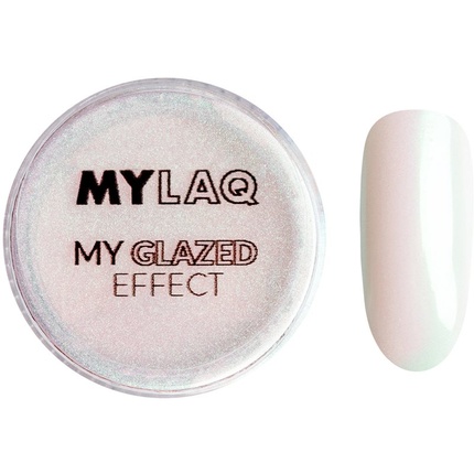 

MYLAQ My Glazed Effect Nail Powder с блестками - 1 г