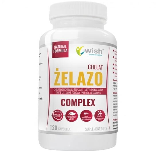 

Wish, Хелатный комплекс железа 120 капсул