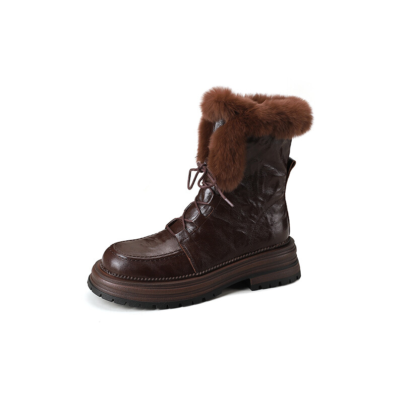 

Ботинки Martin Boot женские Zi Xiao, коричневый