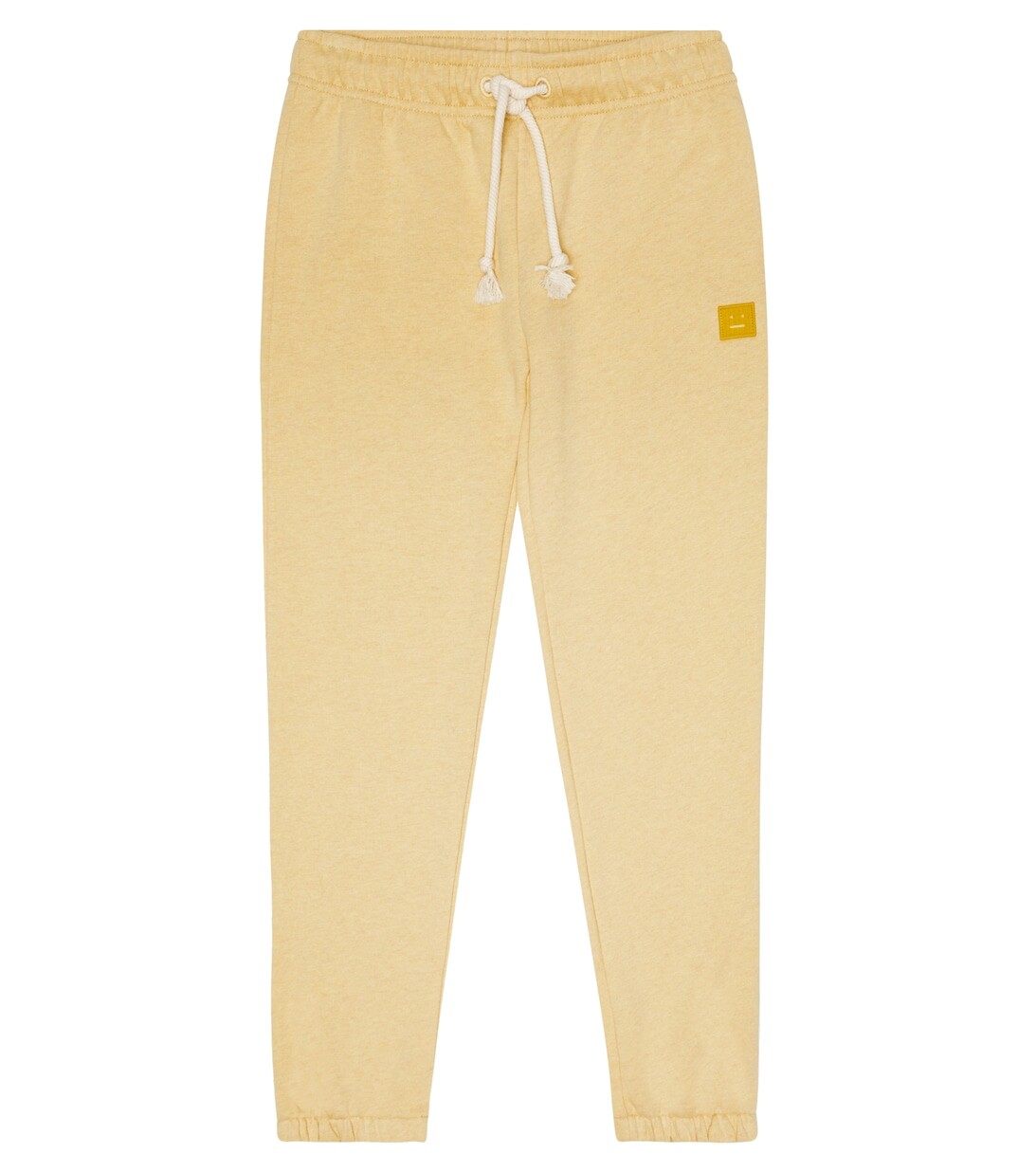 

Хлопковые спортивные штаны для лица Acne Studios, желтый
