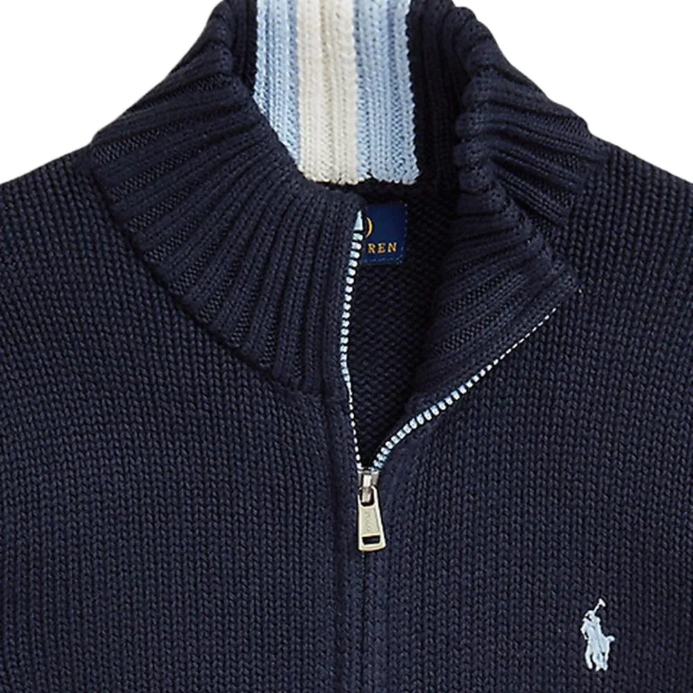 Свитер классический Marine Blue Polo Ralph Lauren — фото 4
