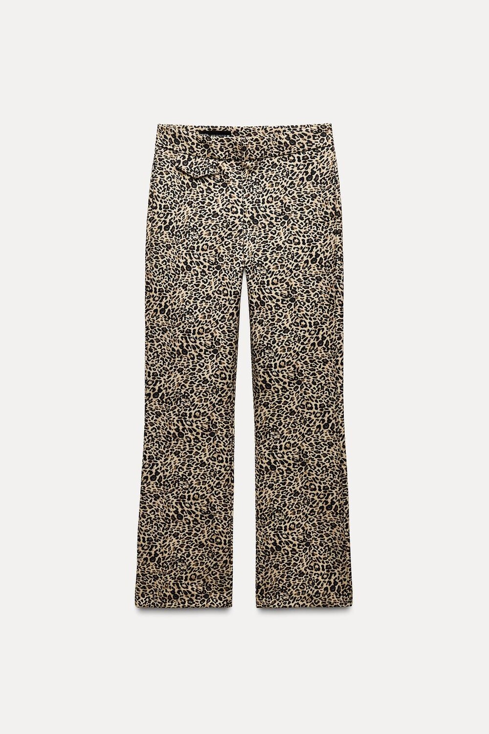 

Мини расклешенные брюки ZARA, цвет leopard