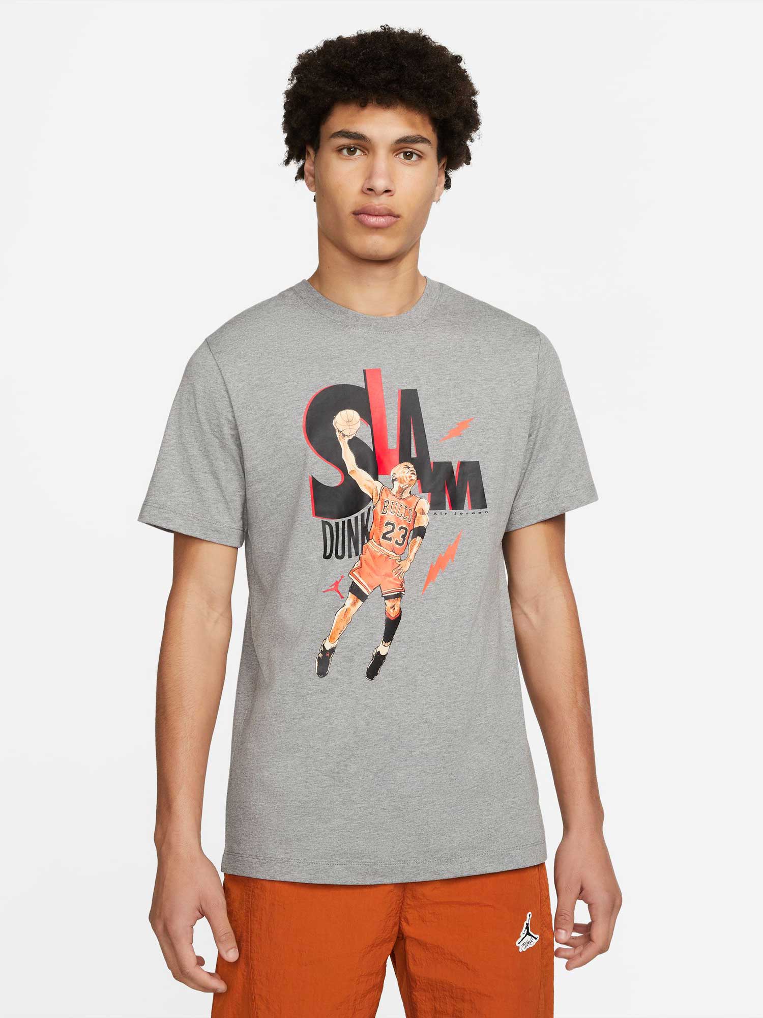 

Футболка Nike M J GAME 5 SS CREW, серый