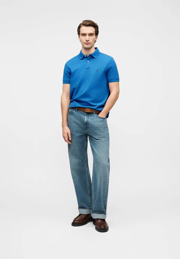 Рубашка-Поло из пике стандартного кроя 1985 года Tommy Hilfiger, Blue Orbit — фото 2