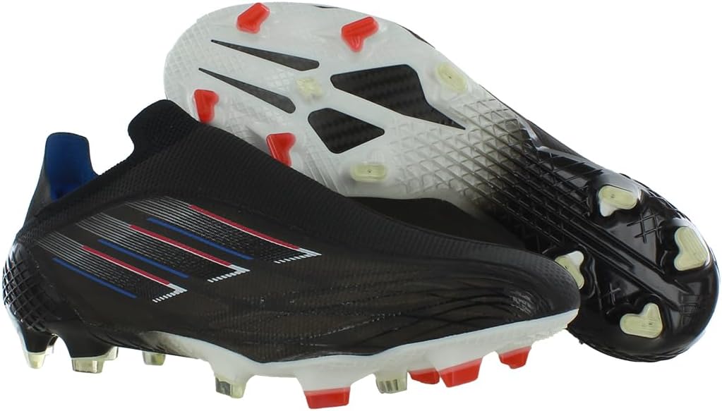 Кроссовки adidas X Speedflow для жестких грунтов, унисекс, белый/черный/красный/ярко-красный — фото 4