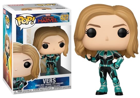 

Funko POP! Марвел, коллекционная фигурка, Капитан Марвел, Верс