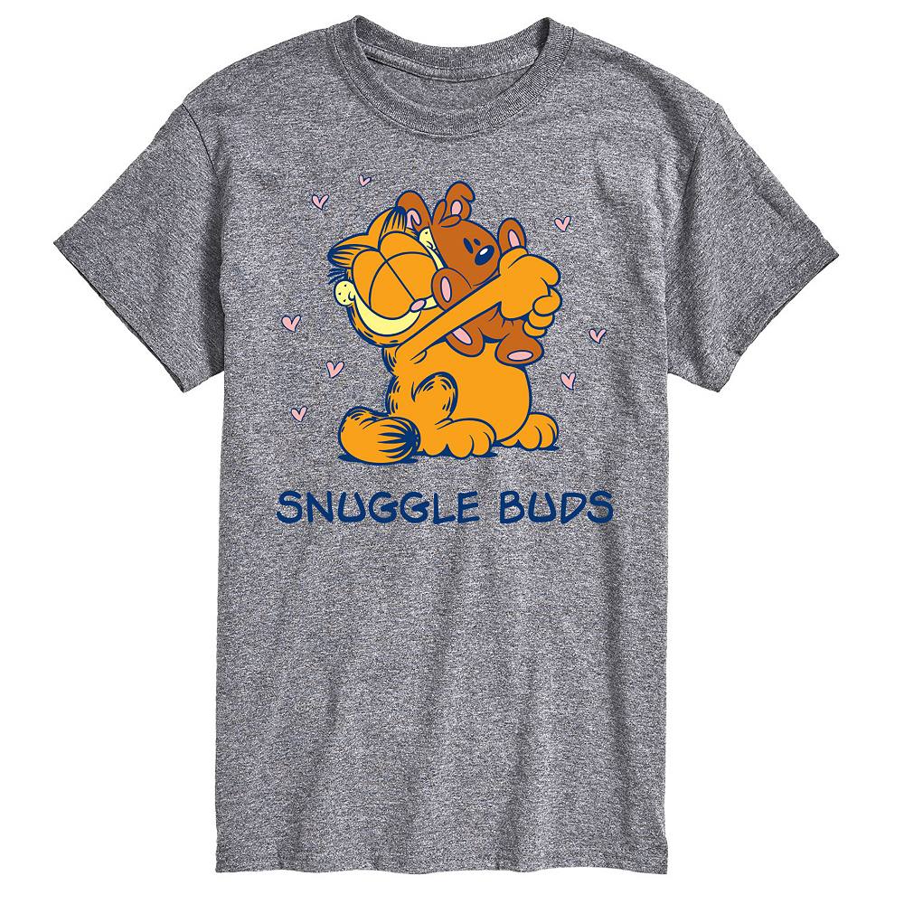 

Футболка с рисунком Big & Tall Garfield Snuggle Bug Licensed Character, серый