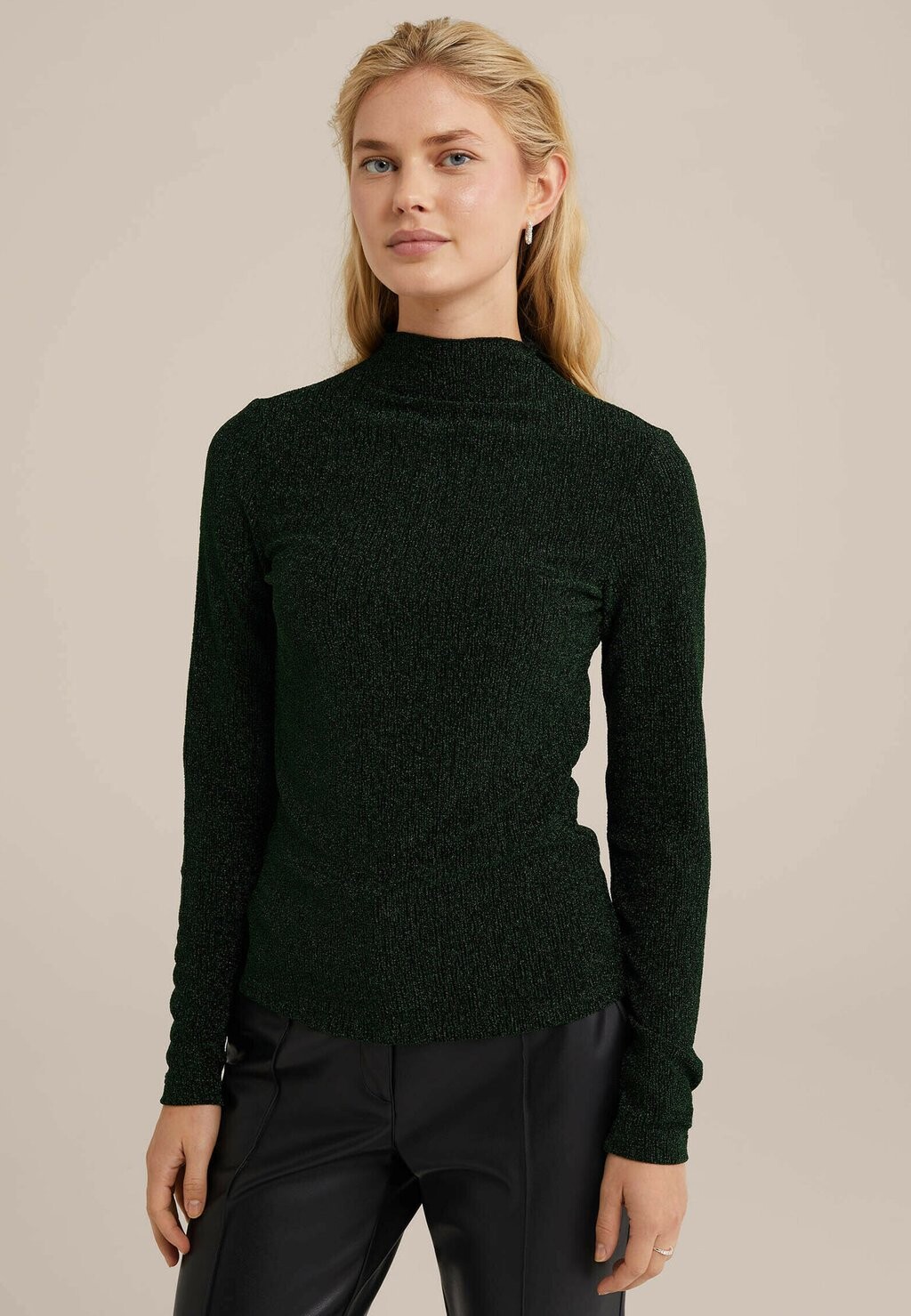 

Топ с длинными рукавами WE Fashion, зеленый