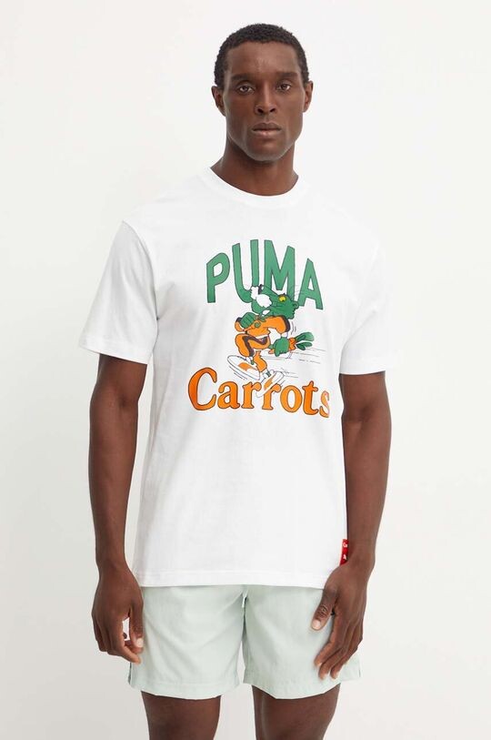 

Хлопковая футболка с рисунком PUMA X CARROTS Puma, белый