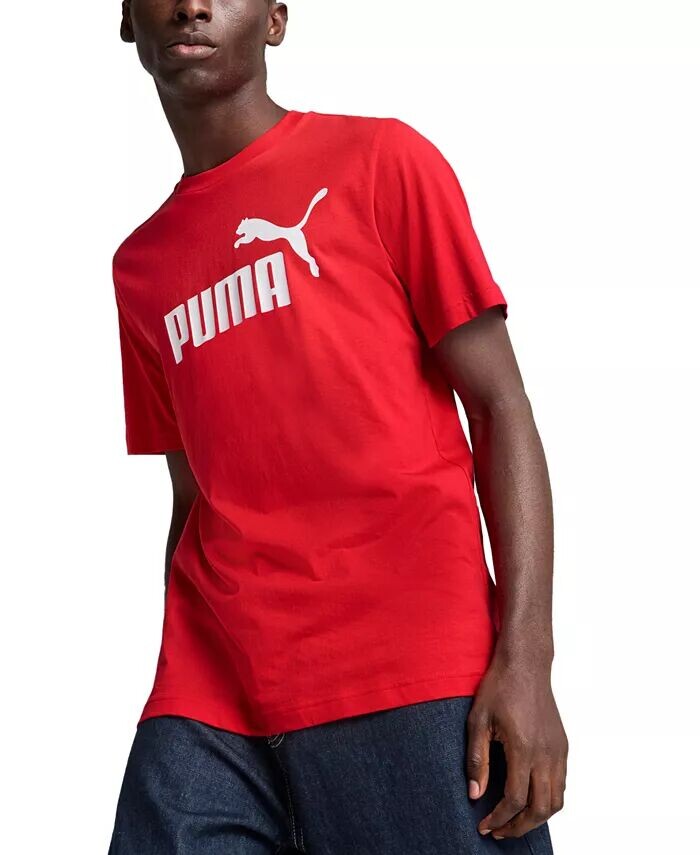 

Мужская футболка с логотипом Essential Puma, красный