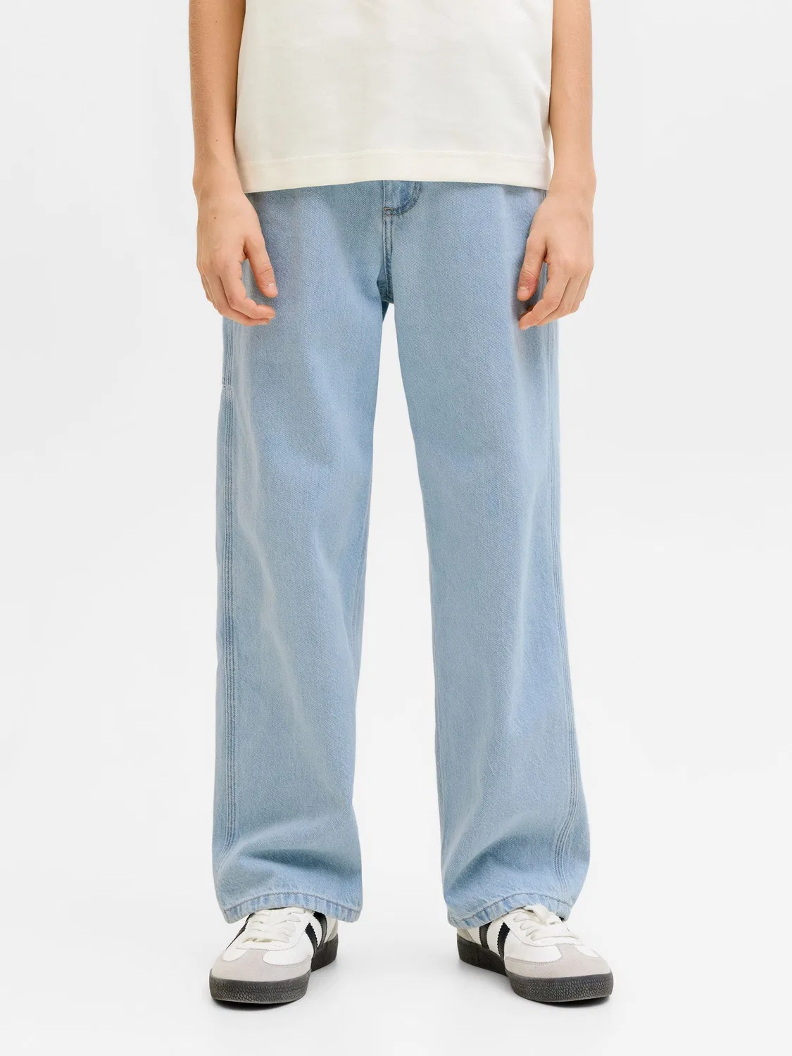 Джинсы Baggy Fit, JACK & JONES Junior, синий деним — фото 3