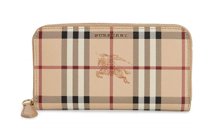 

Burberry Холдер для карт из холста унисекс желто-коричневый