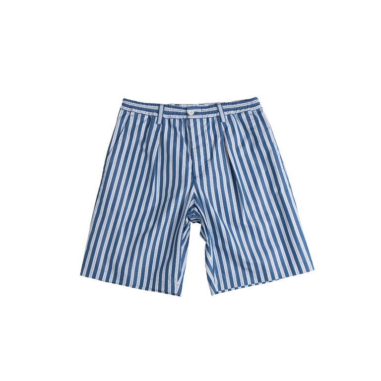 

Шорты Striped Organic Poplin Bowling Shorts Marni, цвет opal