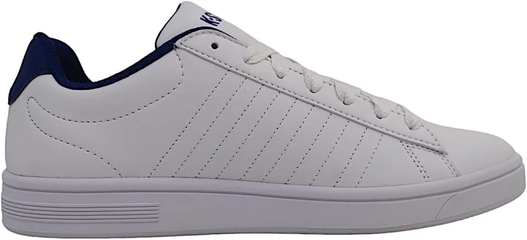 Кроссовки K-Swiss Men's Court Trainers, White Sodalite Blue Black — фото 2