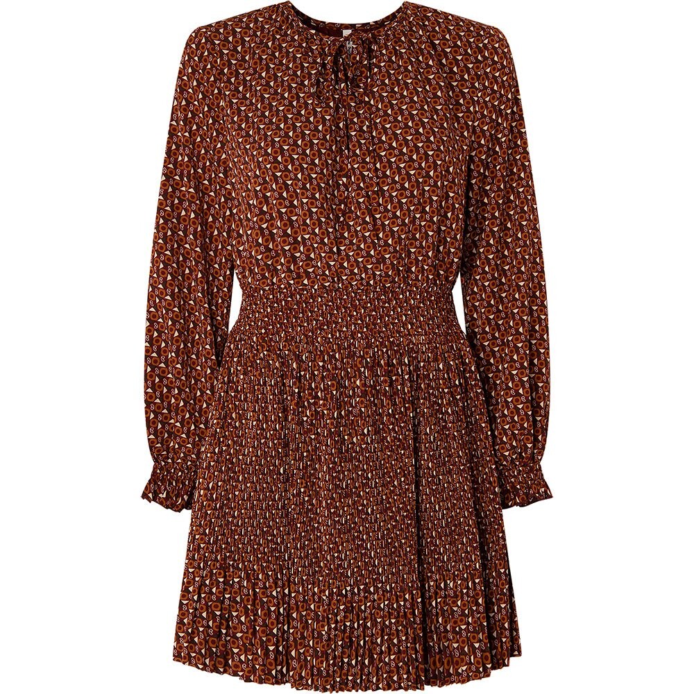 

Платье миди Pepe Jeans Katri Long Sleeve, коричневый