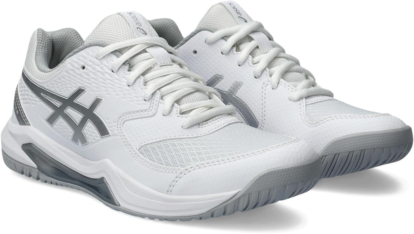 

Кроссовки GEL-Dedicate 8 Tennis Shoe ASICS, цвет White/Pure Silver, Белый, Кроссовки GEL-Dedicate 8 Tennis Shoe ASICS, цвет White/Pure Silver