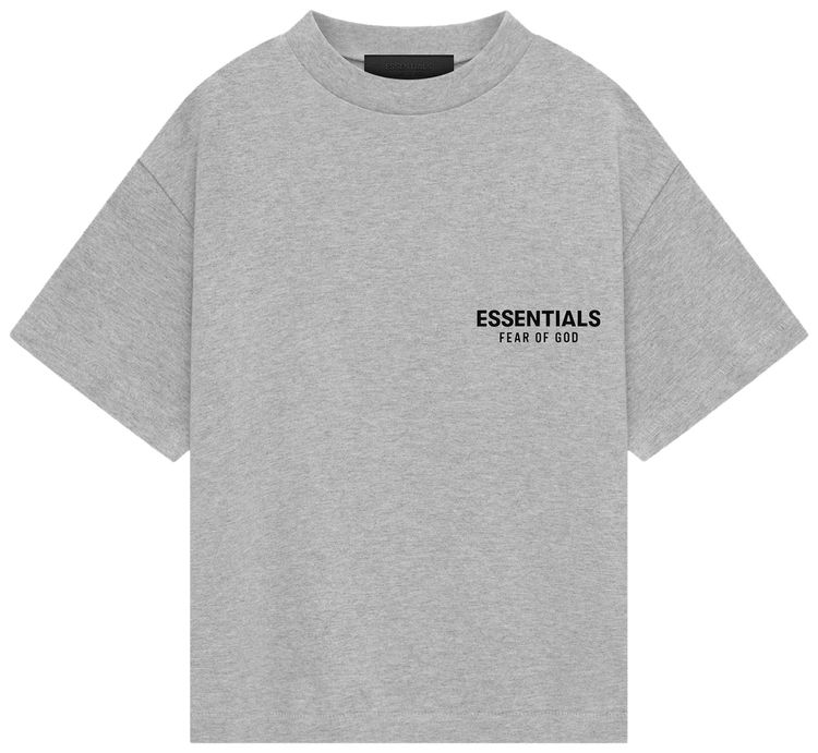 

Футболка Fear of God Essentials Tri-Blend Crewneck Tee 'Grey', серый