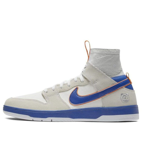 

Кроссовки x medicom toy zoom sb dunk elite high Nike, серый