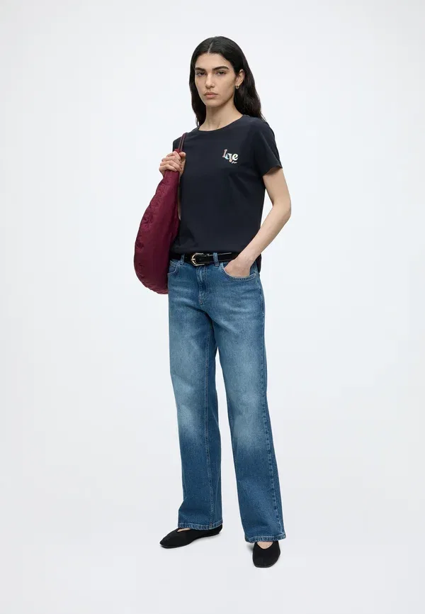Футболка Elove basic t-shirt Boss, темно-синий — фото 2
