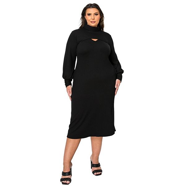 

Комплект из свитера и платья Aster Plus size L I V D, Black