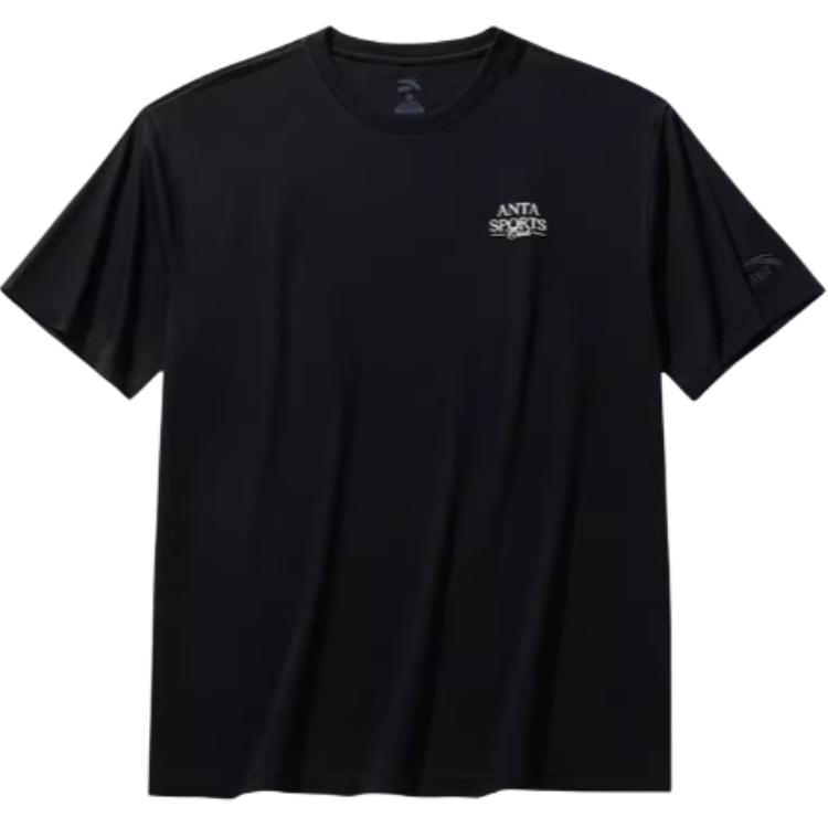 

ANTA Футболка Life Collection мужская базовая черная, Черный, ANTA Футболка Life Collection мужская базовая черная