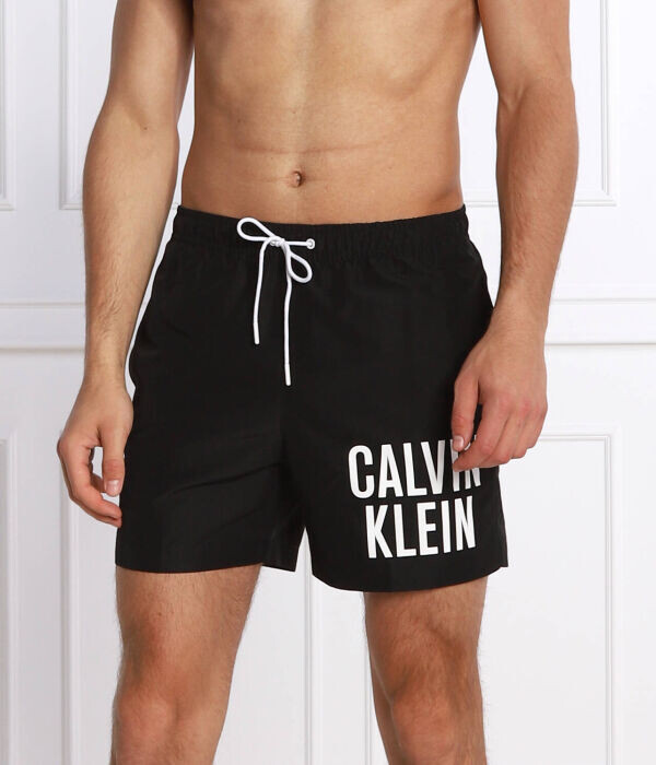 

Пляжные шорты мужские Calvin Klein Swimwear с принтом, черный