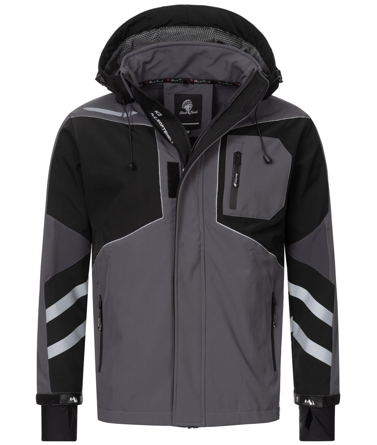 

Куртка Rock Creek Softshelljacke, темно-серый