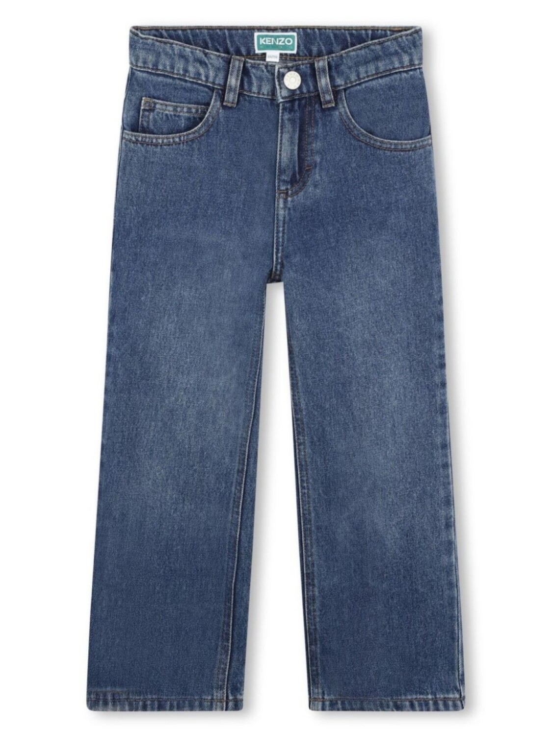 

Kenzo Kids джинсы с логотипом, синий