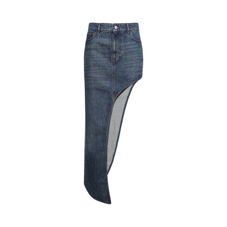 

Юбка Coperni One-Leg Denim Skirt 'Blue', синий