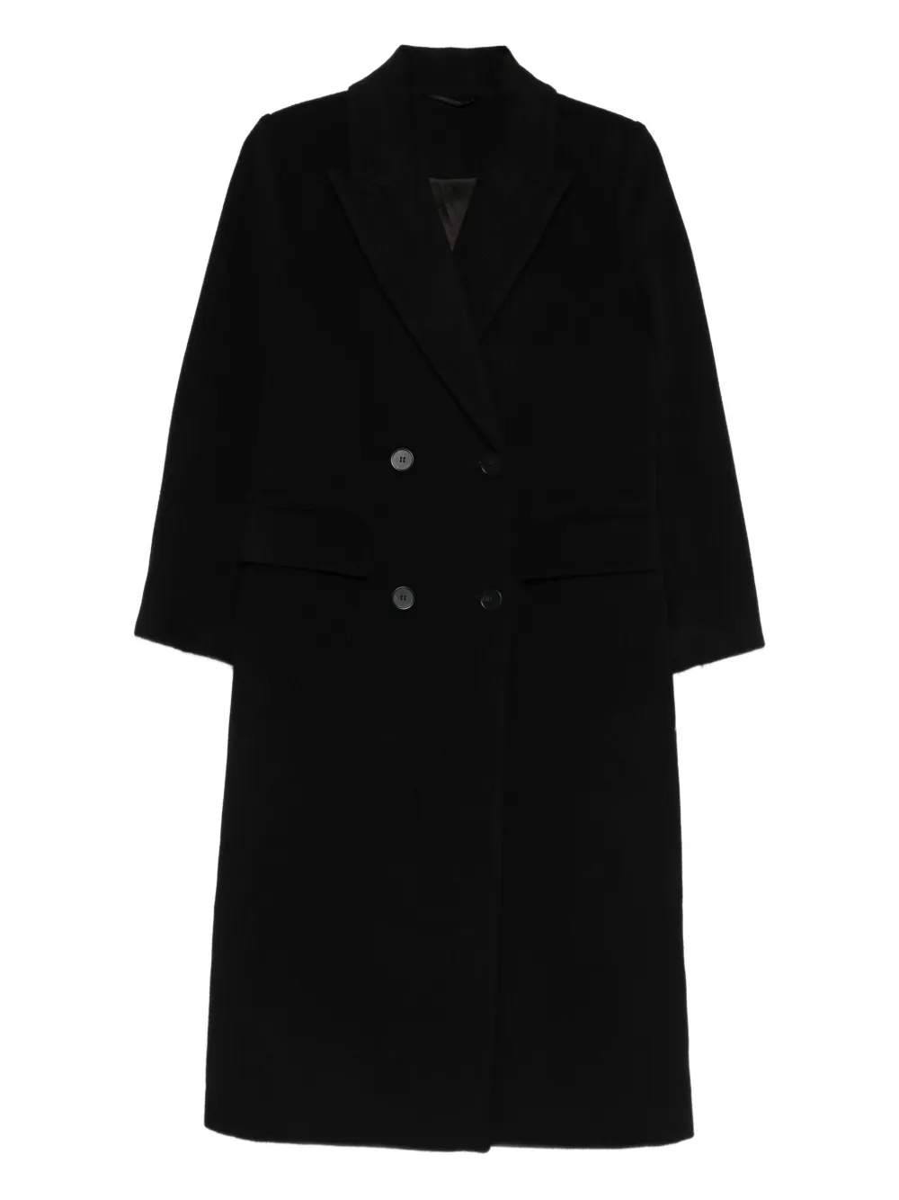 

Двубортное пальто The Curated Collection, черный