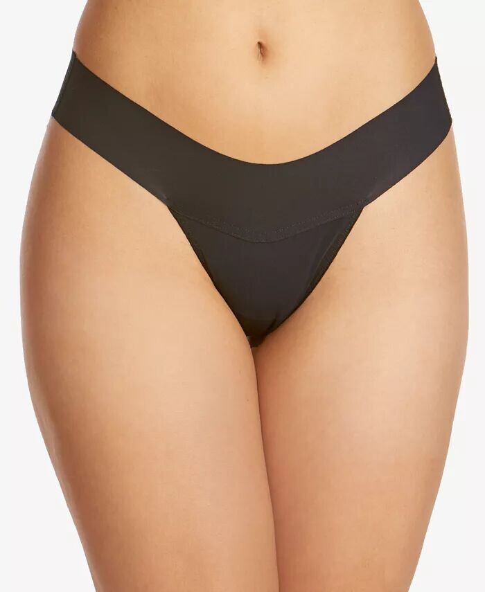 

Женские стринги BreatheSoft Natural Rise Hanky Panky, черный