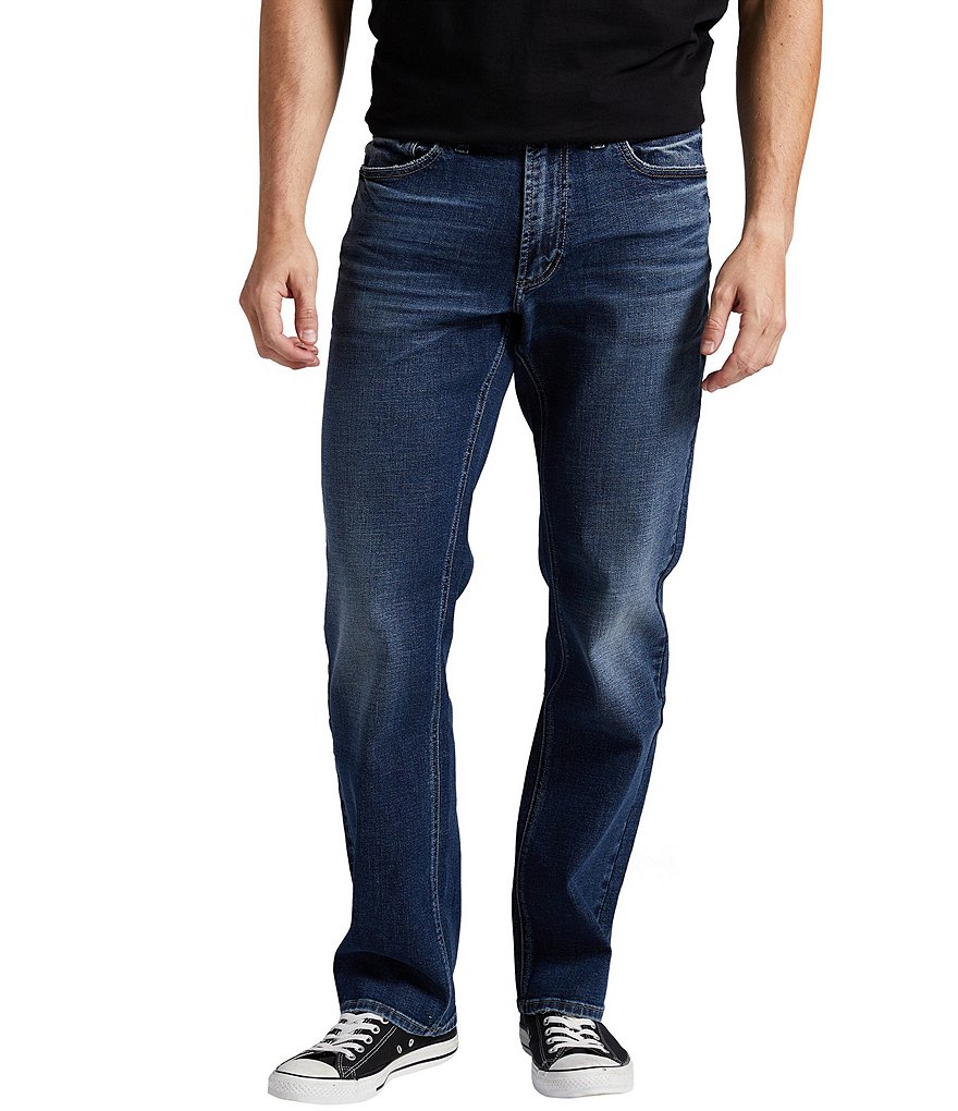 

Джинсы классического кроя Silver Jeans Co. Grayson Dark Wash, синий